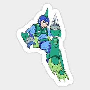 SCUBA MEGA MAN Sticker